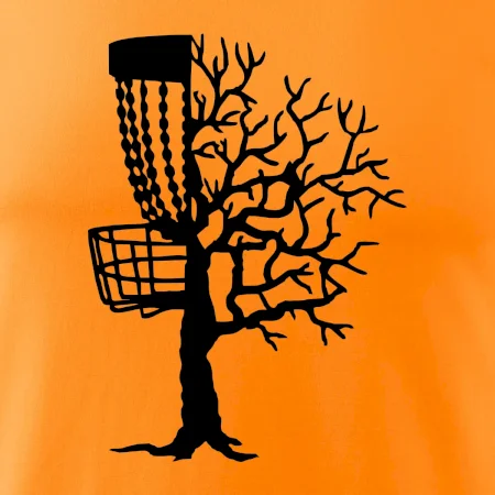 Disc golf pozor strom