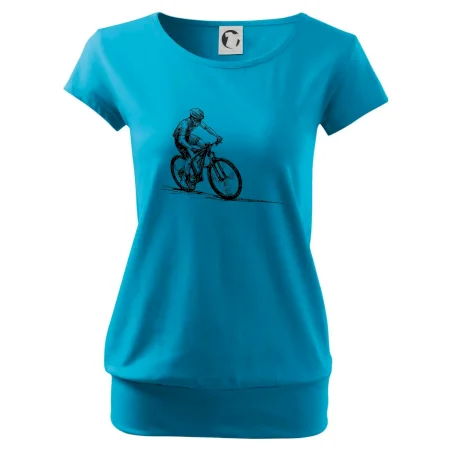 MTB kreslený cyklista