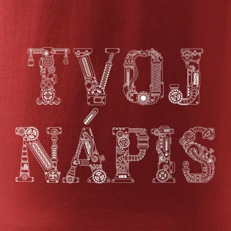 Steampunk vlastný nápis