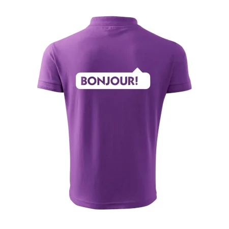 Nápis Bonjour