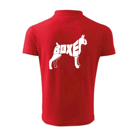 Boxer nápis v tele