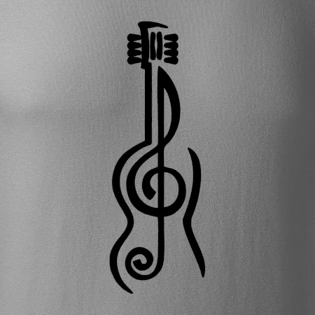 Husľový kľúč gitara