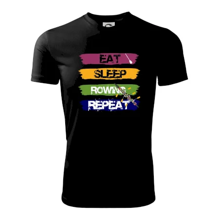 Eat sleep rowing repeat farebné