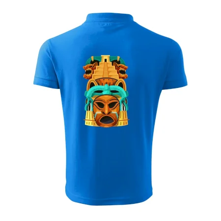 Mayová maska s pyramídou