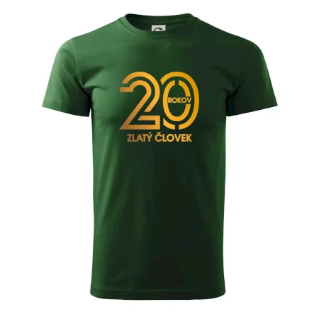 20 rokov zlatý človek
