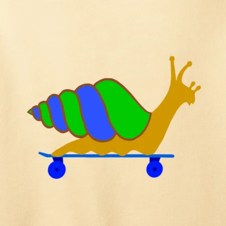Šnek na skateboardu (Moňas)