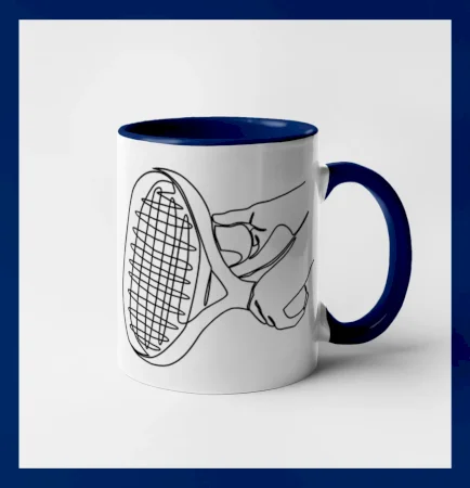 Tenisová raketa jedným ťahom