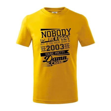 Nobody is perfect - 2003