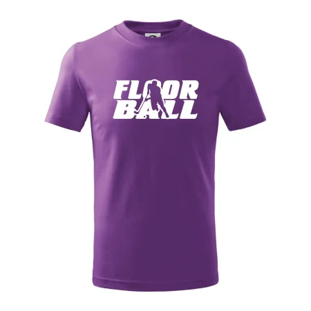 Floorball nápis rovný