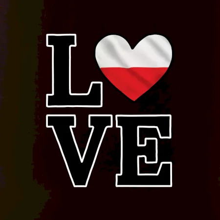 Love Poľská vlajka