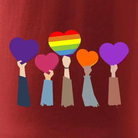 LGBT ruky srdce