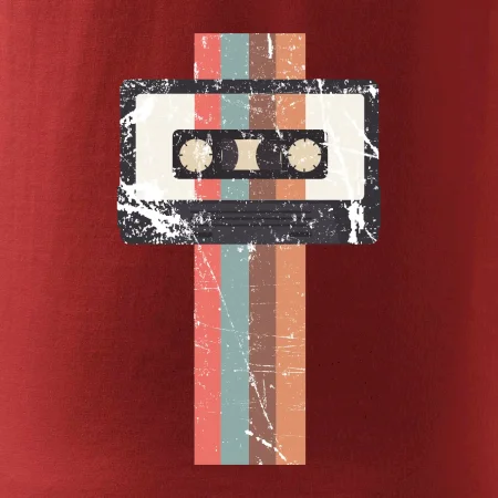 Retro kazeta - pruhy