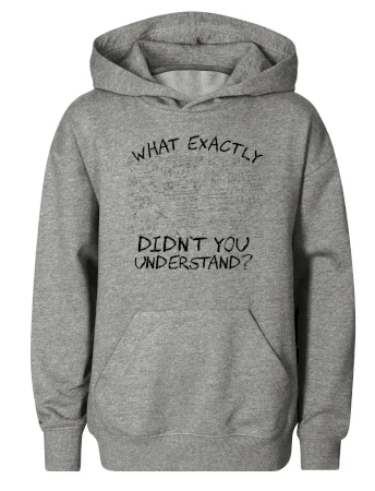 What exactly didn't you understand - physics