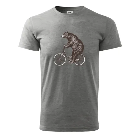 Medveď na bicykli