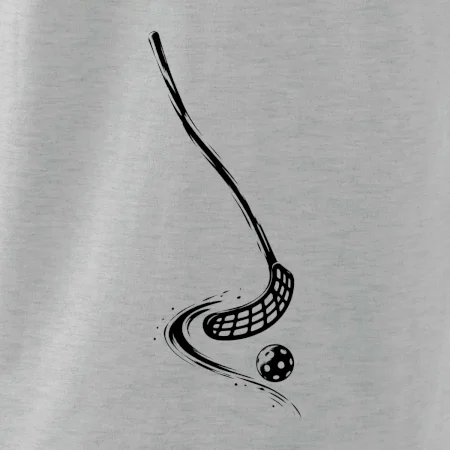 Minimalistická florbalka s míčkem