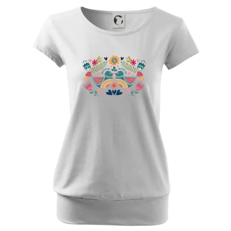 Folklór - dva farebné vtáčiky