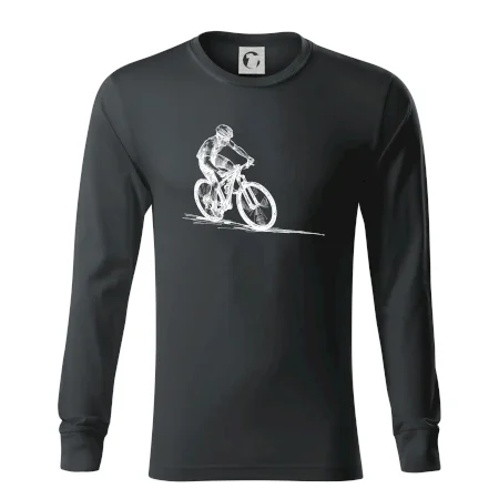 MTB kreslený cyklista
