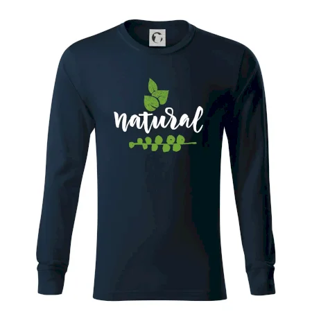 Natural - nápis v listoch