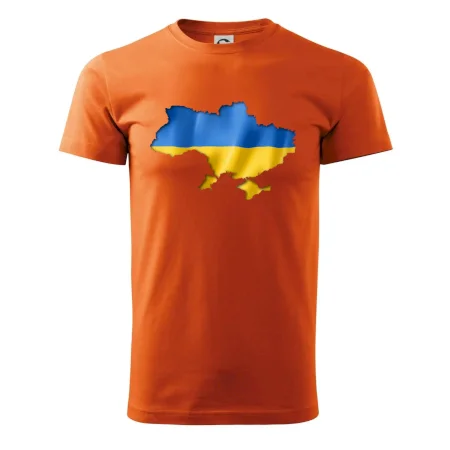 Ukrajina vlajka mapa