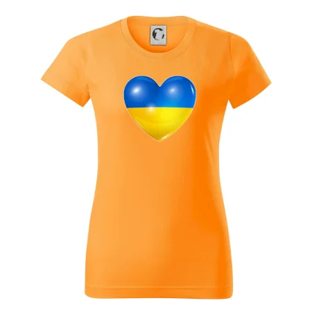Ukrajina srdce vlajka