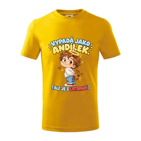 Vypadá jako andílek ale je z listopadu s prakem