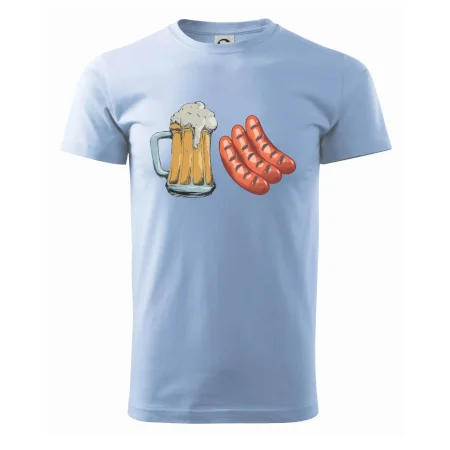 Pivo a klobása