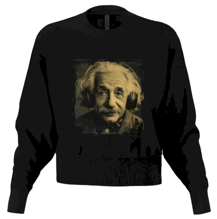 Albert Einstein so slúchadlami