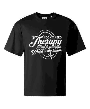 Okrúhly nápis -  I don't need therapy wheel in my hands