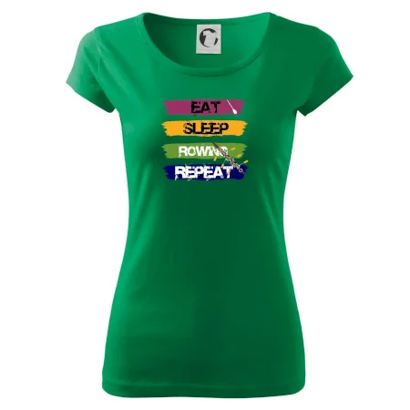 Eat sleep rowing repeat farebné