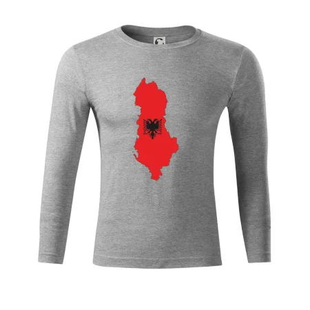 Albánsko mapa a znak