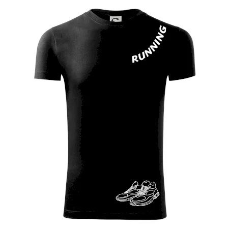 Running nápis šikmo