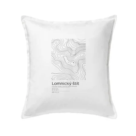 Lomnický štít - vrstevnice v obdĺžniku