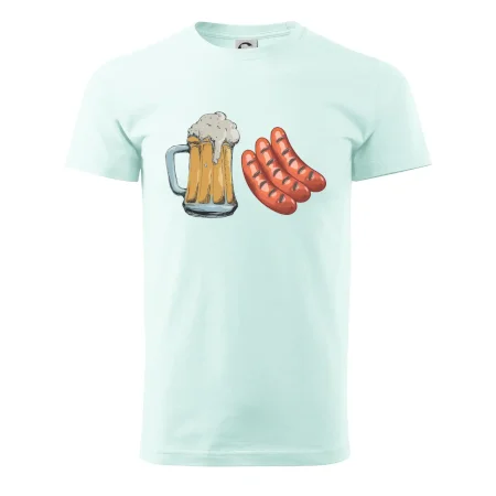 Pivo a klobása