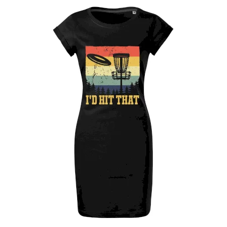 Disc golf player retro vintage