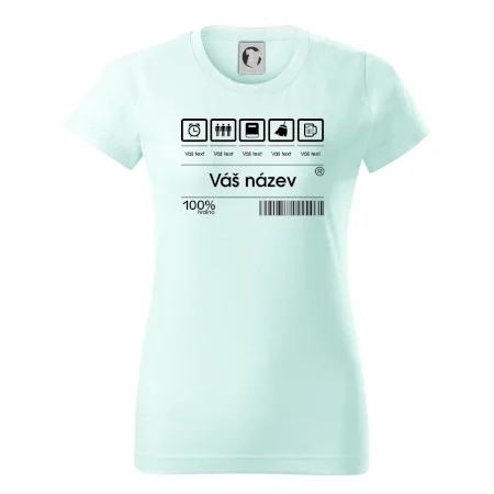 Čárový kód - Vlastní text