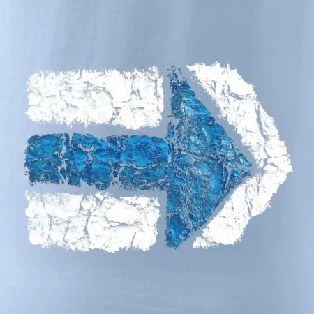 Párová turistická značka modrá