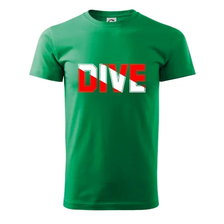 Dive nápis vlajka