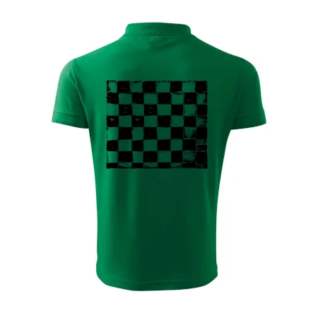 Šachovnica čierna kreslená