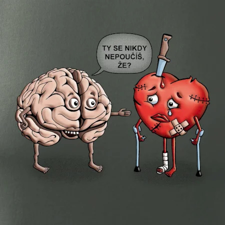Mozog a srdce - poučenie (Hana-creative)