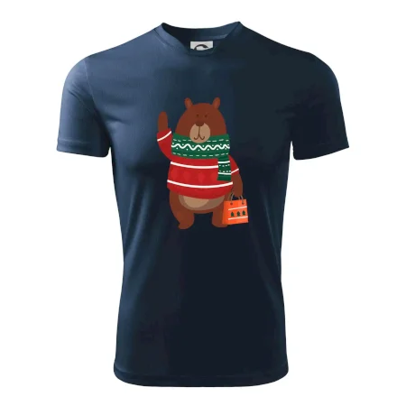 Medveď s darčekom