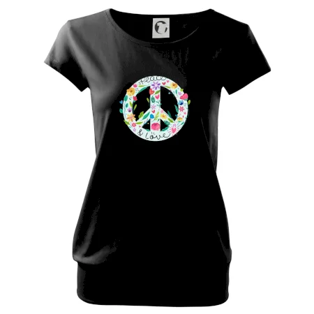Peace and love symbol