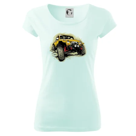 Žltý offroad s navijakom