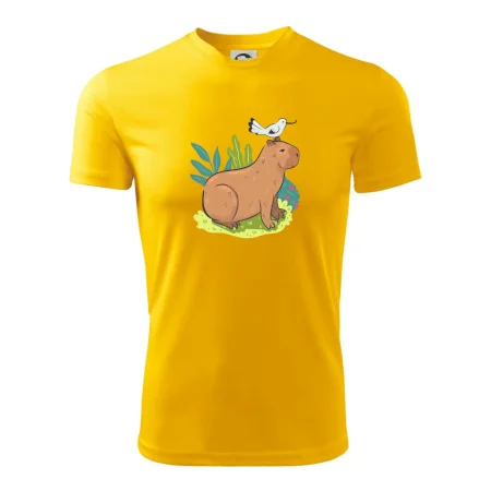 Kapybara a vtáčik