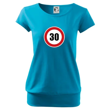 Dopravná značka - obmedzenie rýchlosti 30