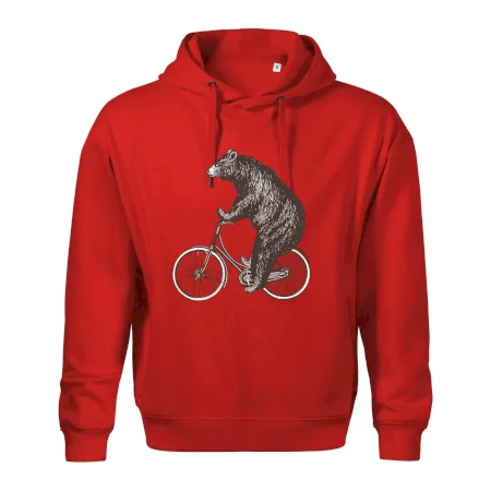 Medveď na bicykli