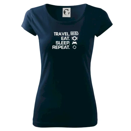 Eat sleep travel - Van
