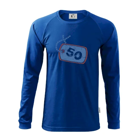 50 na krku štítok