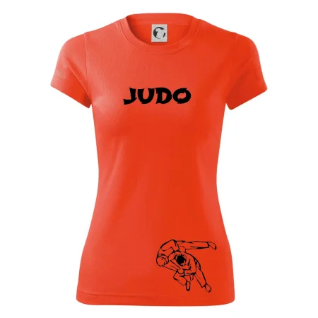 Judo nápis + postavy