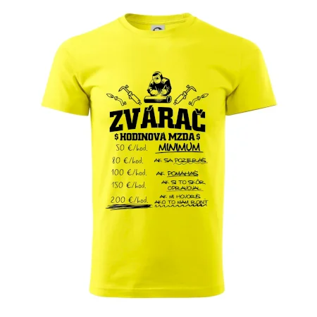 Hodinová mzda zvárač