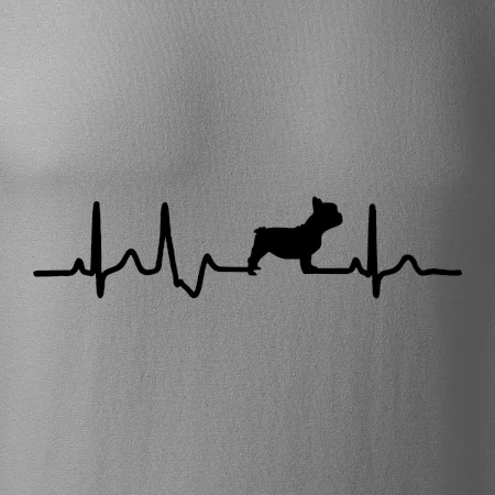 EKG Francouzský buldoček z boku